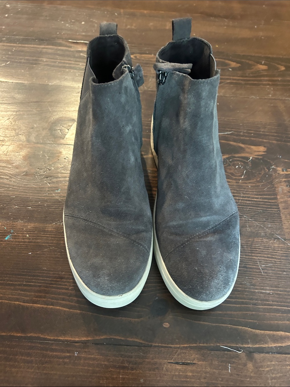 Toms Women’s Suede  Boots - Dark Gray